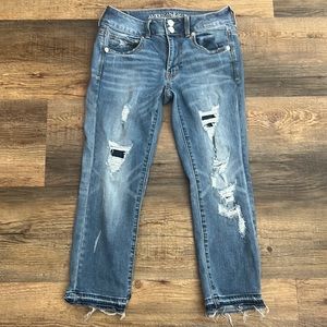 American Eagle Artist Crop Denim Jeans